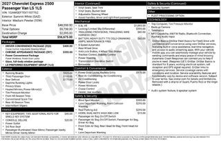 2027 Chevrolet Express Passenger LS