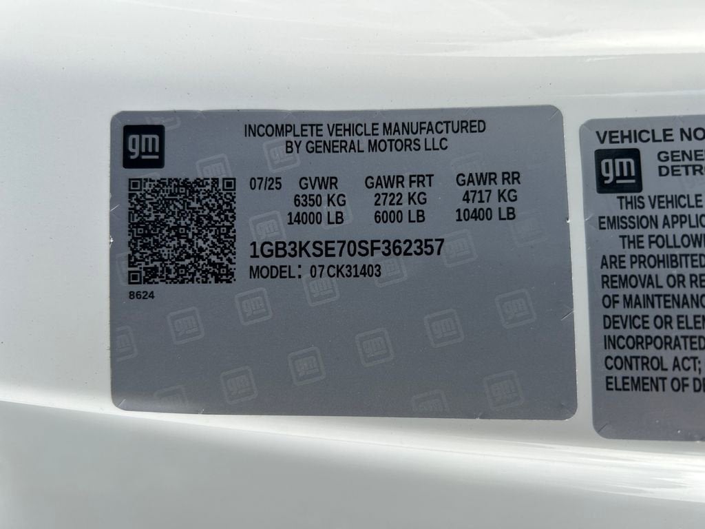 2025 Chevrolet Silverado 3500 HD Chassis Cab Work Truck