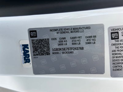 2026 Chevrolet Silverado 3500 HD Chassis Cab Work Truck