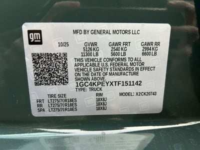 2026 Chevrolet Silverado 2500 HD LTZ