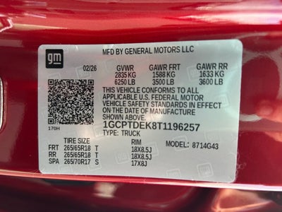 2026 Chevrolet Colorado Z71