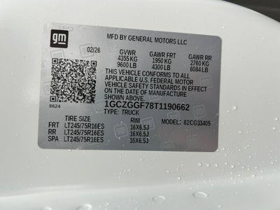 2026 Chevrolet Express Cargo 1WT