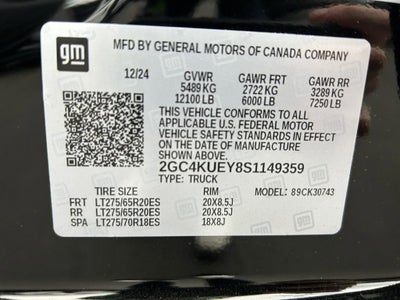 2025 Chevrolet Silverado 3500 HD LTZ