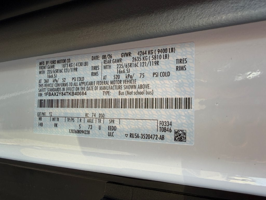 2026 Ford Transit-350 XL