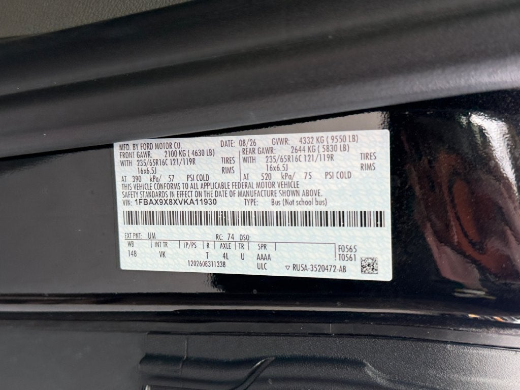 2027 Ford Transit-350 XL