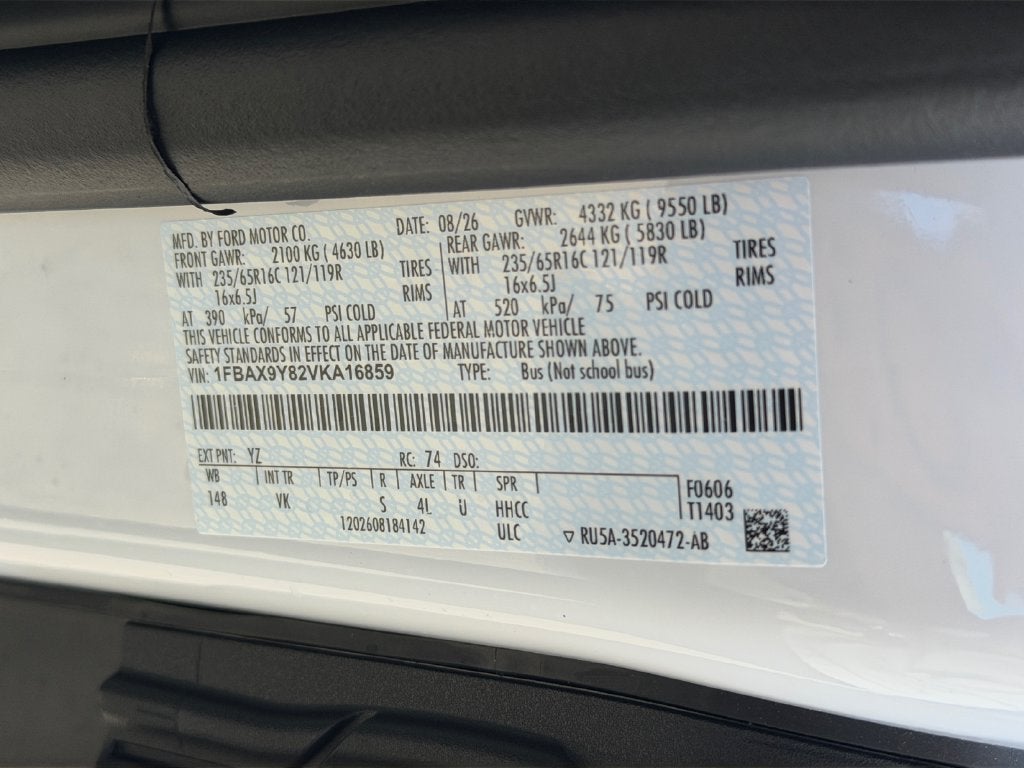 2027 Ford Transit-350 XL