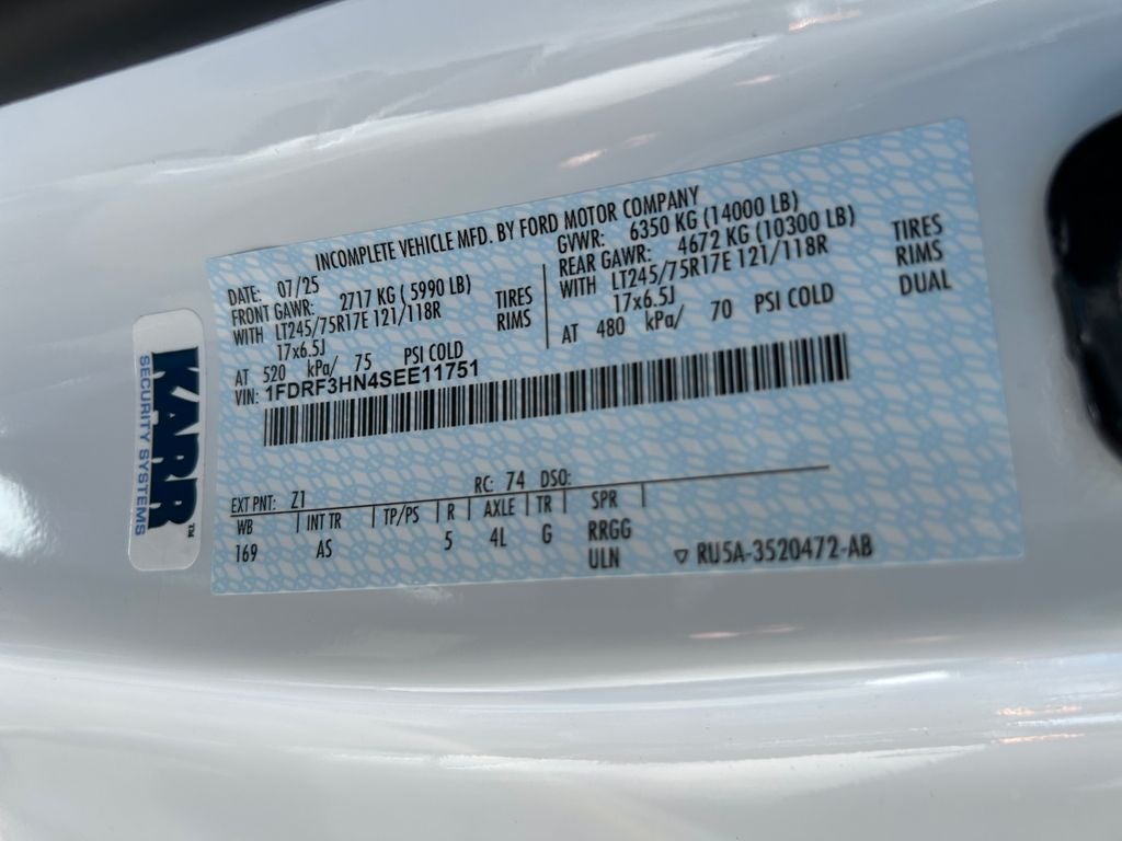 2025 Ford F-350SD Chassis XL DRW