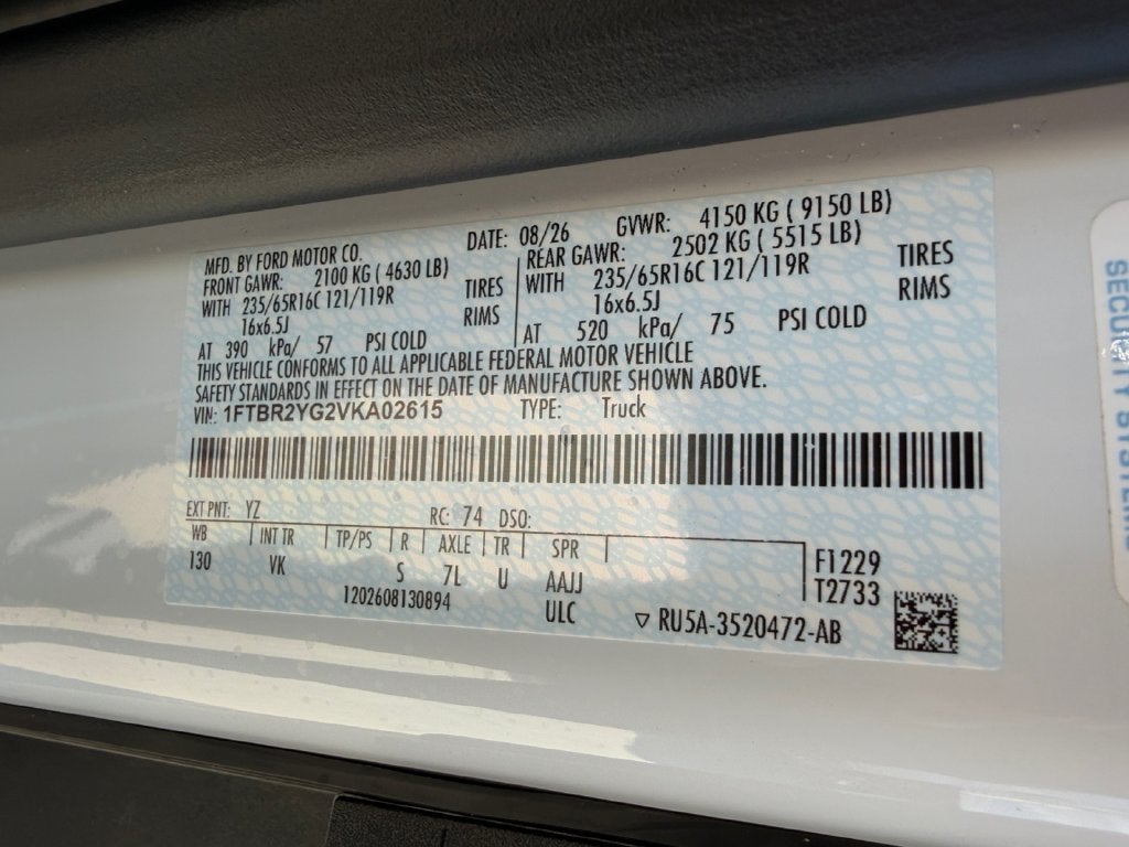 2027 Ford Transit-250 Base
