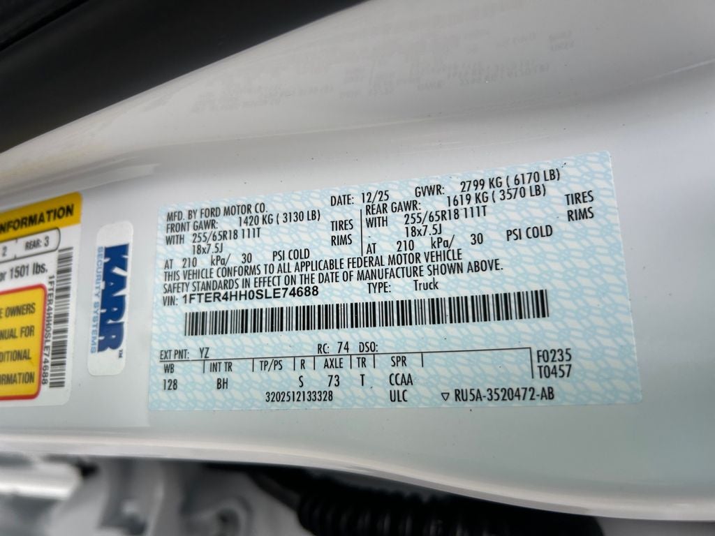 2025 Ford Ranger XLT