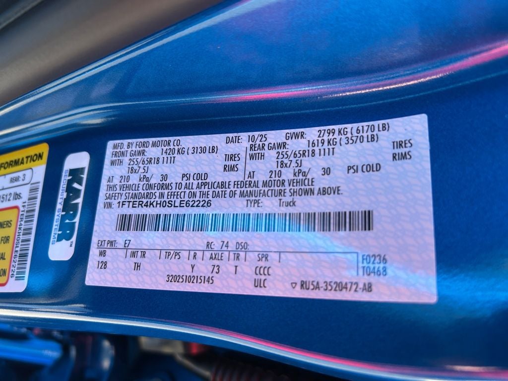 2025 Ford Ranger Lariat