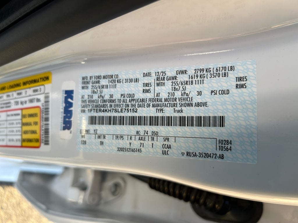 2025 Ford Ranger Lariat