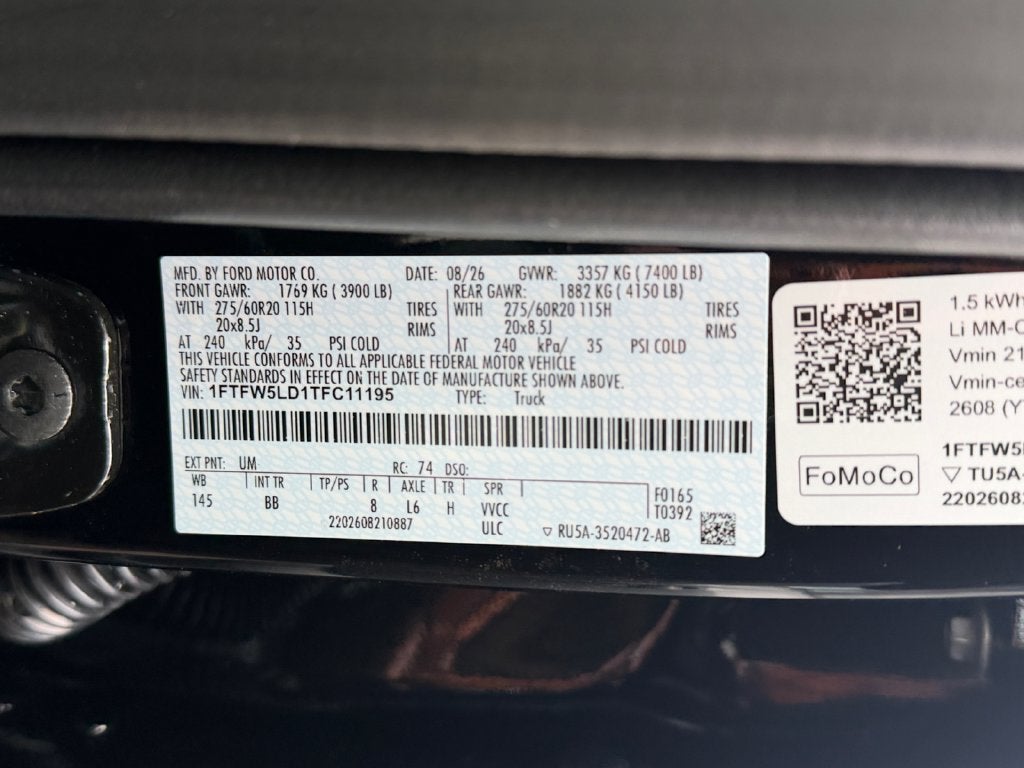 2026 Ford F-150 Lariat