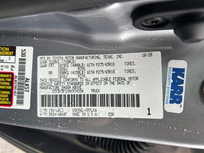 2021 Toyota Tundra Limited
