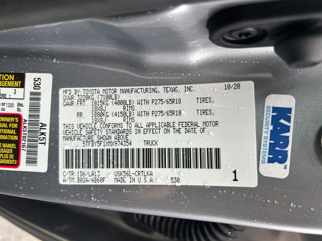 2021 Toyota Tundra Limited